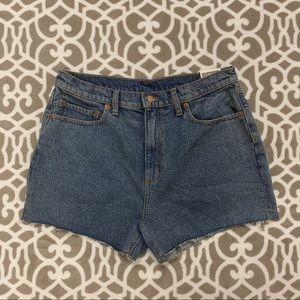 PINK High Waist Denim Cutoff Shorts